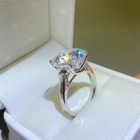 10 Carat Moissanite 925 Sterling Silver Ring