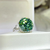 10 Carat Moissanite 925 Sterling Silver Ring