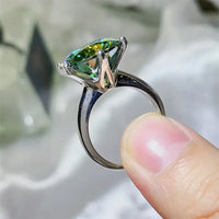 10 Carat Moissanite 925 Sterling Silver Ring