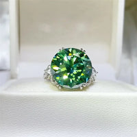 10 Carat Moissanite 925 Sterling Silver Ring