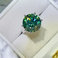 10 Carat Moissanite 925 Sterling Silver Ring