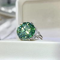 10 Carat Moissanite 925 Sterling Silver Ring