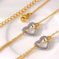 18K Gold - Plated Heart Bracelet - Update AvenueBraceletsTrendsi10050075267137310050075267137318K Gold - Plated Heart BraceletGold