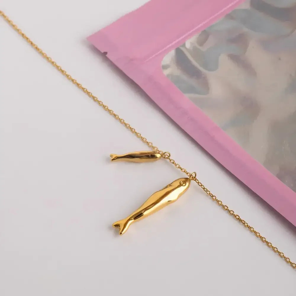 18K Gold-Plated Pendant Necklace