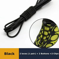 1Pair Shoelaces for Sneaker Elastic No Tie Shoe Laces Stretching Lock Lazy Laces Quick Rubber Shoelace Round Shoestrings - Update AvenueSMATLELF SHOELACE Store14:19314:1931Pair Shoelaces for Sneaker Elastic No Tie Shoe Laces Stretching Lock Lazy Laces Quick Rubber Shoelace Round Shoestrings - Update Avenuesblack