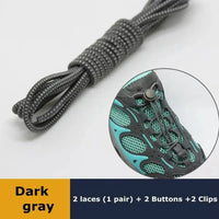 1Pair Shoelaces for Sneaker Elastic No Tie Shoe Laces Stretching Lock Lazy Laces Quick Rubber Shoelace Round Shoestrings - Update AvenueSMATLELF SHOELACE Store14:20000489014:2000048901Pair Shoelaces for Sneaker Elastic No Tie Shoe Laces Stretching Lock Lazy Laces Quick Rubber Shoelace Round Shoestrings - Update AvenuesDark Grey