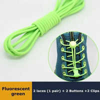 1Pair Shoelaces for Sneaker Elastic No Tie Shoe Laces Stretching Lock Lazy Laces Quick Rubber Shoelace Round Shoestrings - Update AvenueSMATLELF SHOELACE Store14:20000615214:2000061521Pair Shoelaces for Sneaker Elastic No Tie Shoe Laces Stretching Lock Lazy Laces Quick Rubber Shoelace Round Shoestrings - Update Avenueslight green