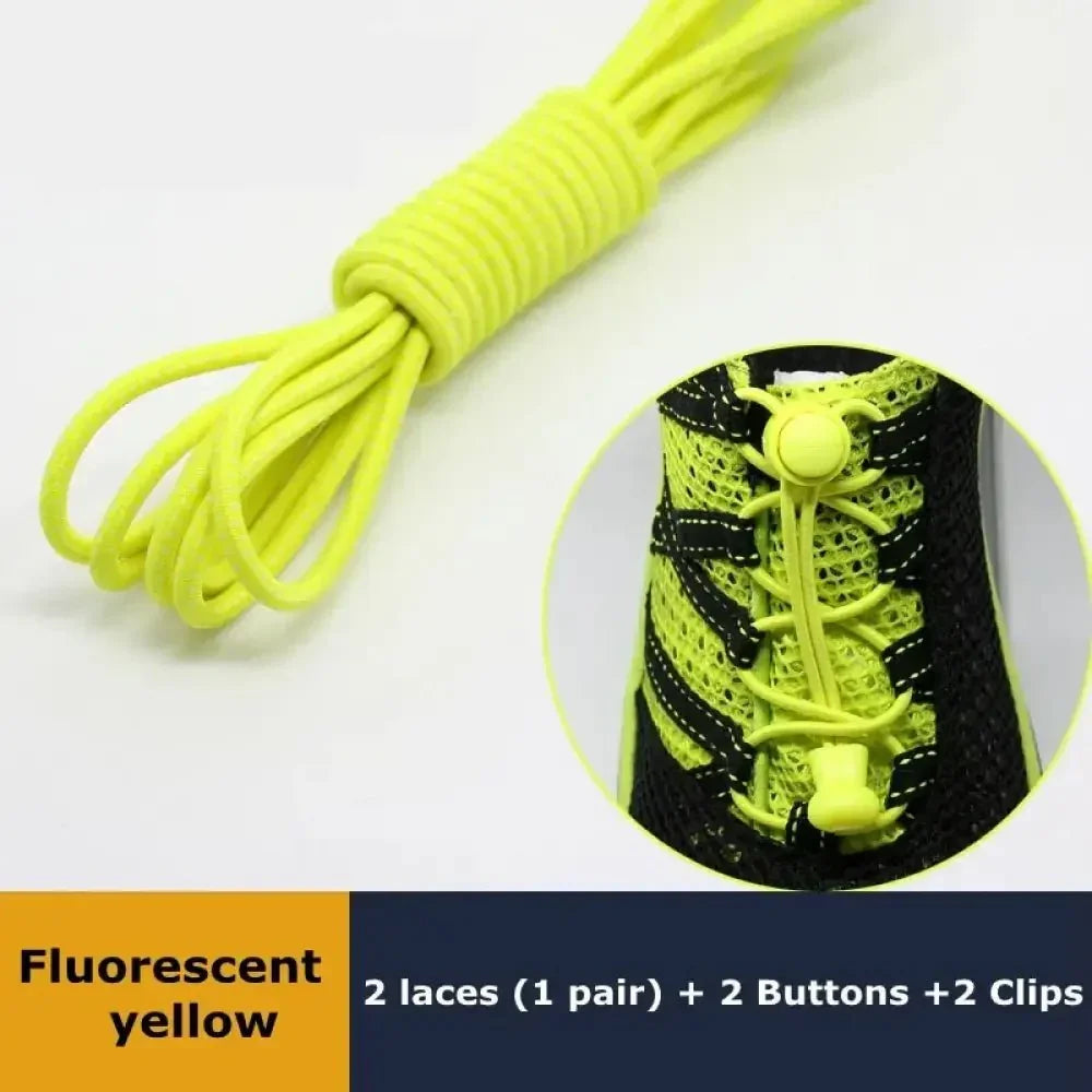 1Pair Shoelaces for Sneaker Elastic No Tie Shoe Laces Stretching Lock Lazy Laces Quick Rubber Shoelace Round Shoestrings - Update AvenueSMATLELF SHOELACE Store14:219814:21981Pair Shoelaces for Sneaker Elastic No Tie Shoe Laces Stretching Lock Lazy Laces Quick Rubber Shoelace Round Shoestrings - Update AvenuesMULTICOLOR