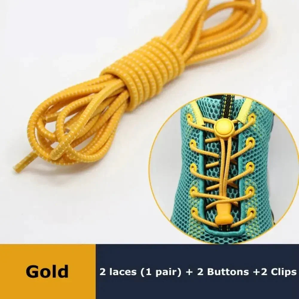 1Pair Shoelaces for Sneaker Elastic No Tie Shoe Laces Stretching Lock Lazy Laces Quick Rubber Shoelace Round Shoestrings - Update AvenueSMATLELF SHOELACE Store14:35085014:3508501Pair Shoelaces for Sneaker Elastic No Tie Shoe Laces Stretching Lock Lazy Laces Quick Rubber Shoelace Round Shoestrings - Update AvenuesGold
