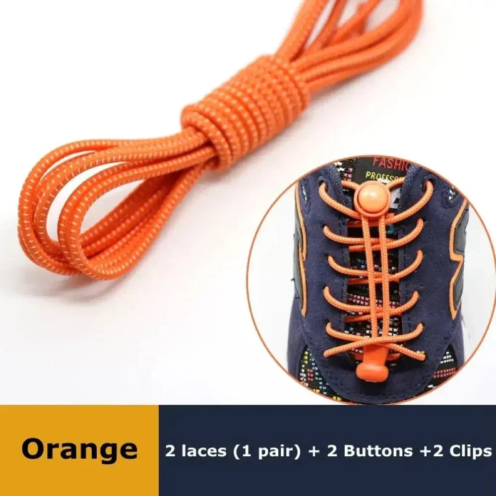 1Pair Shoelaces for Sneaker Elastic No Tie Shoe Laces Stretching Lock Lazy Laces Quick Rubber Shoelace Round Shoestrings - Update AvenueSMATLELF SHOELACE Store14:35085214:3508521Pair Shoelaces for Sneaker Elastic No Tie Shoe Laces Stretching Lock Lazy Laces Quick Rubber Shoelace Round Shoestrings - Update AvenuesOrange