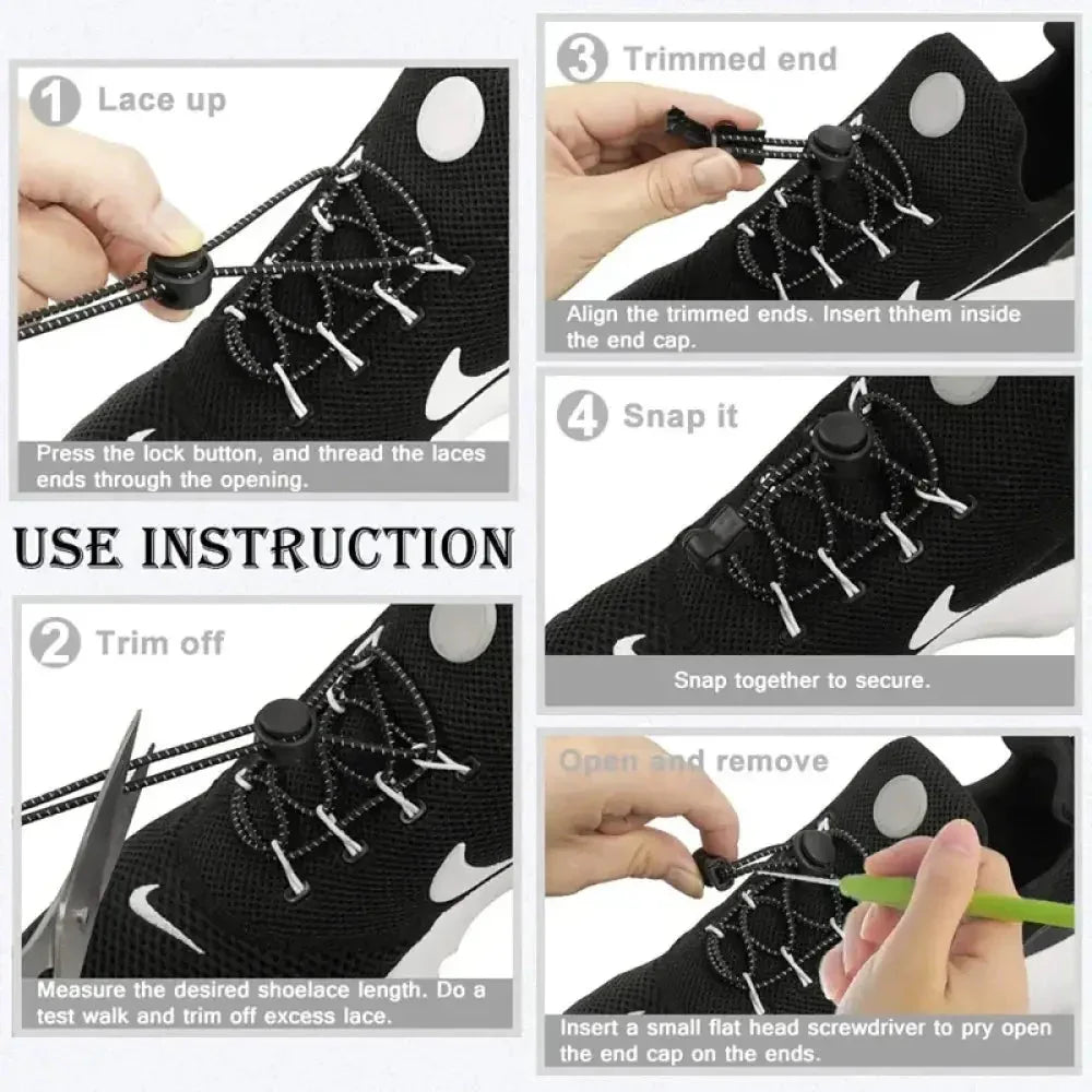 1Pair Shoelaces for Sneaker Elastic No Tie Shoe Laces Stretching Lock Lazy Laces Quick Rubber Shoelace Round Shoestrings - Update AvenueSMATLELF SHOELACE Store14:36545814:3654581Pair Shoelaces for Sneaker Elastic No Tie Shoe Laces Stretching Lock Lazy Laces Quick Rubber Shoelace Round Shoestrings - Update AvenuesBrown