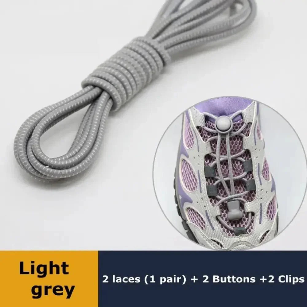 1Pair Shoelaces for Sneaker Elastic No Tie Shoe Laces Stretching Lock Lazy Laces Quick Rubber Shoelace Round Shoestrings - Update AvenueSMATLELF SHOELACE Store14:69114:6911Pair Shoelaces for Sneaker Elastic No Tie Shoe Laces Stretching Lock Lazy Laces Quick Rubber Shoelace Round Shoestrings - Update AvenuesGRAY