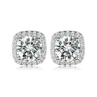 2.4 Carat Moissanite Stud Earrings