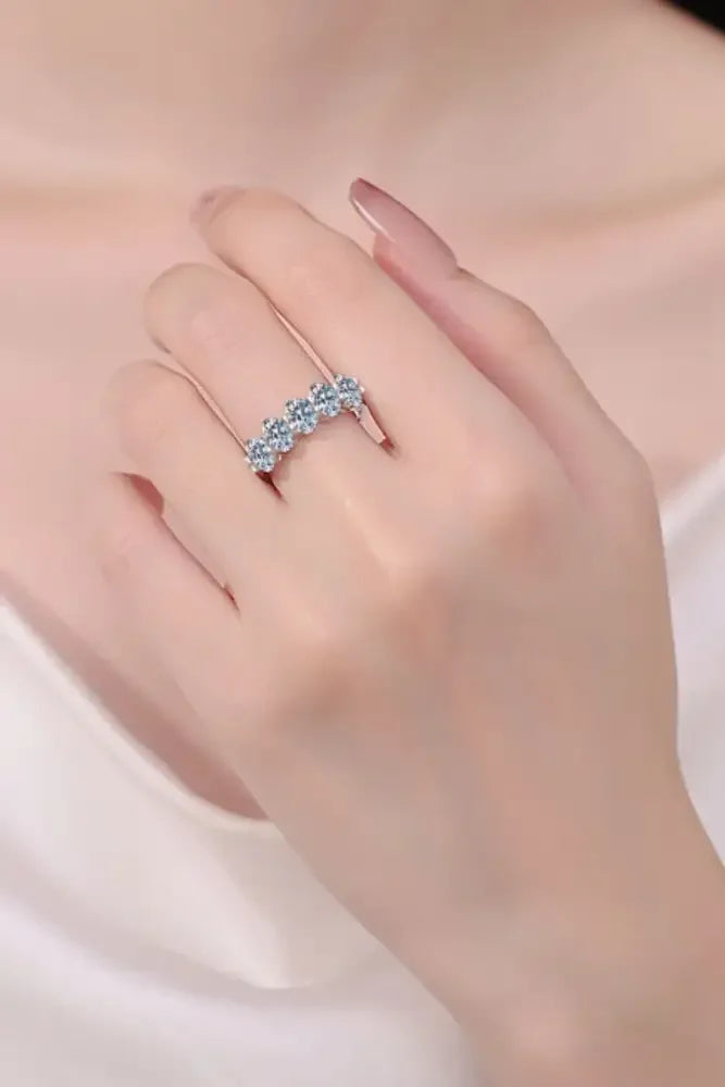 2.5 Carat Moissanite 925 Sterling Silver Ring