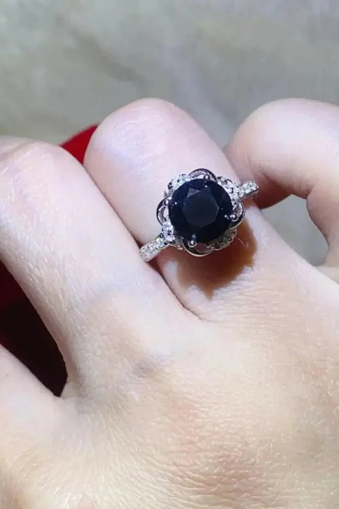 2 Carat Black Moissanite Floral Ring - Update AvenueRingTrendsi1013001722107681013001722107682 Carat Black Moissanite Floral RingBlack