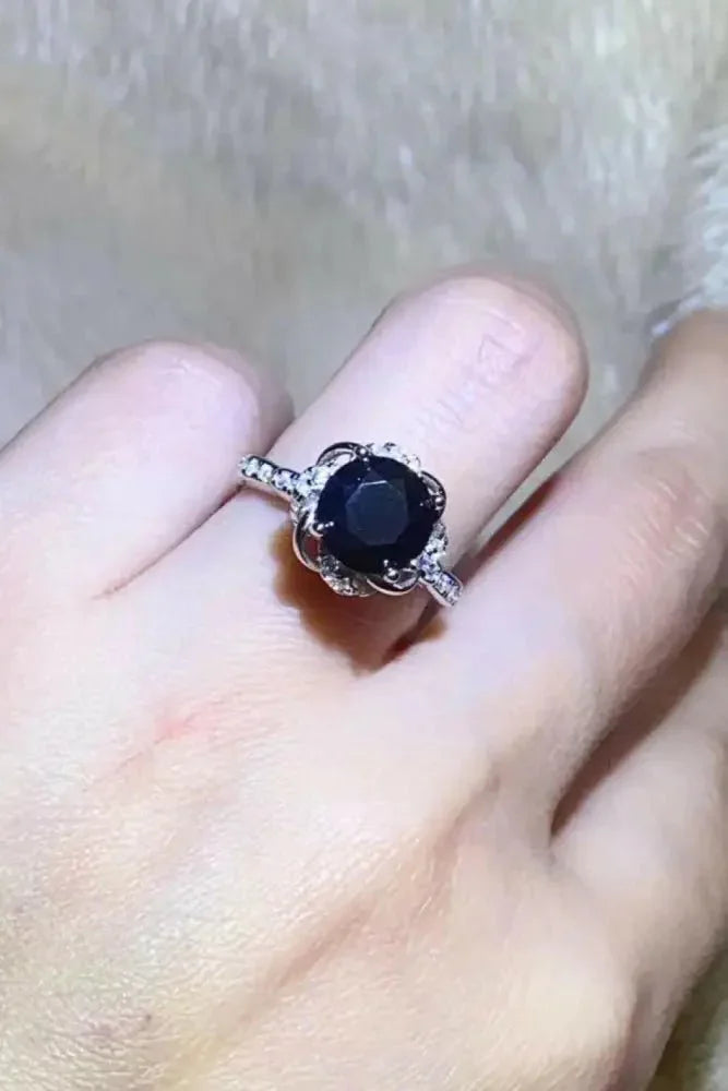 2 Carat Black Moissanite Floral Ring - Update AvenueRingTrendsi1013001722107681013001722107682 Carat Black Moissanite Floral RingBlack