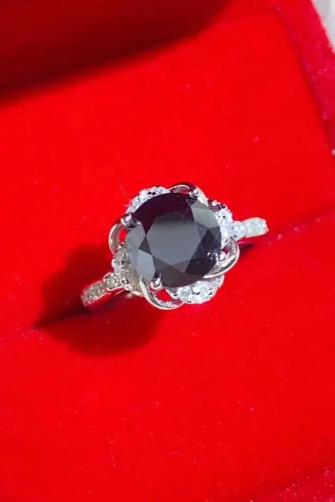 2 Carat Black Moissanite Floral Ring - Update AvenueRingTrendsi1013001722107681013001722107682 Carat Black Moissanite Floral RingBlack