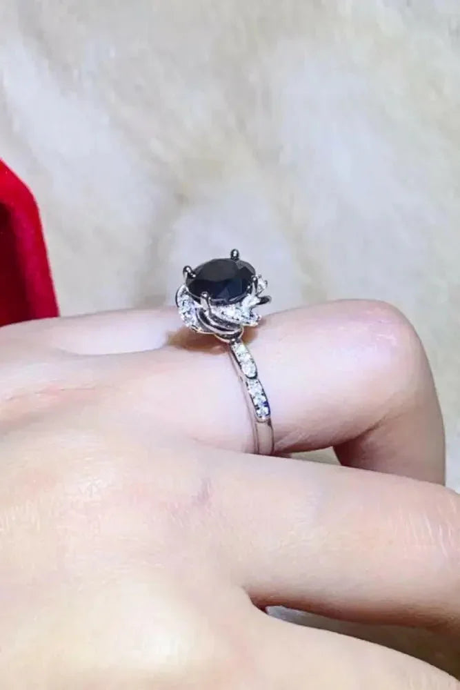 2 Carat Black Moissanite Floral Ring - Update AvenueRingTrendsi1013001722107681013001722107682 Carat Black Moissanite Floral RingBlack