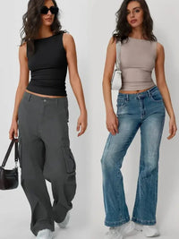 2 Piece Round Neck Tank - Update AvenueTrendsi1001007295676511001007295676516c8ae09d - f5b5 - 43fc - 9554 - b441c905f286 - Max - OriginBlack & Tan
