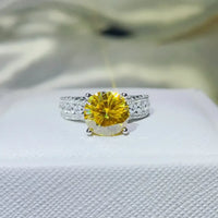 3 Carat Moissanite 925 Sterling Silver Ring