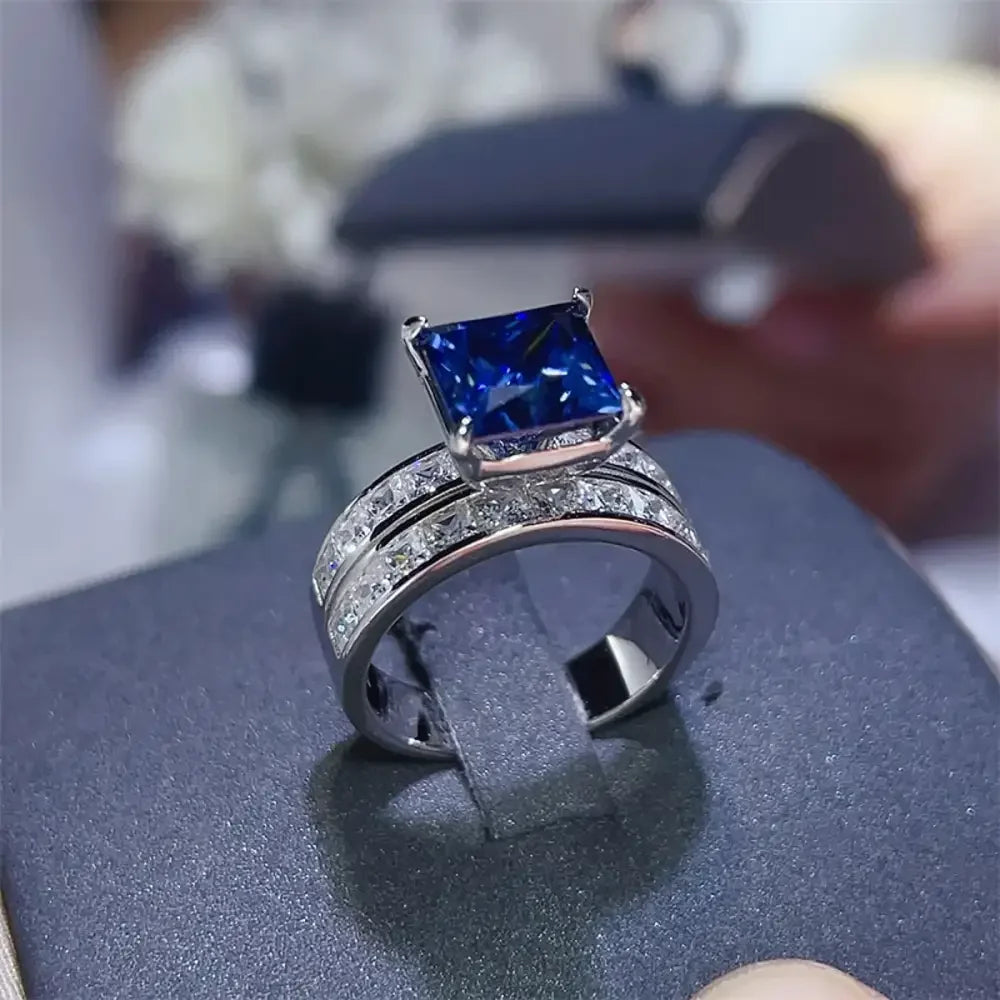 3 Carat Moissanite 925 Sterling Silver Ring