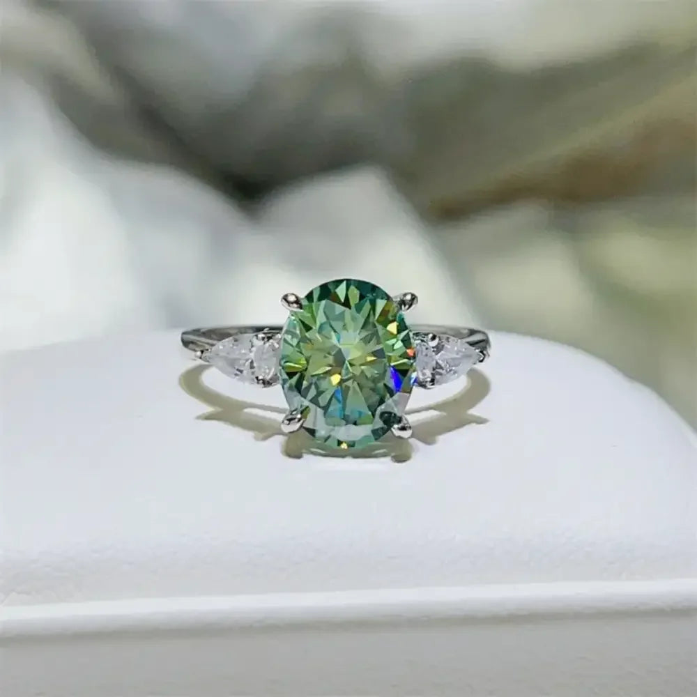 3 Carat Moissanite 925 Sterling Silver Ring