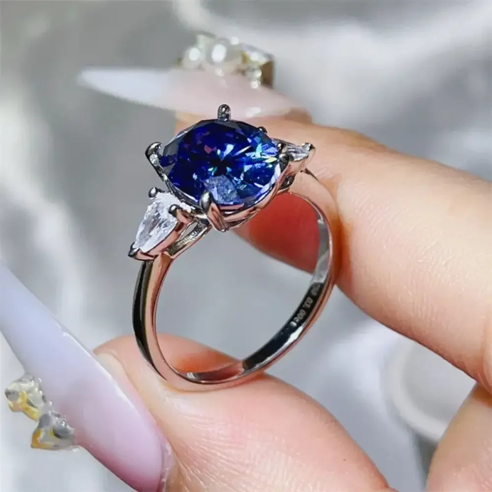 3 Carat Moissanite 925 Sterling Silver Ring
