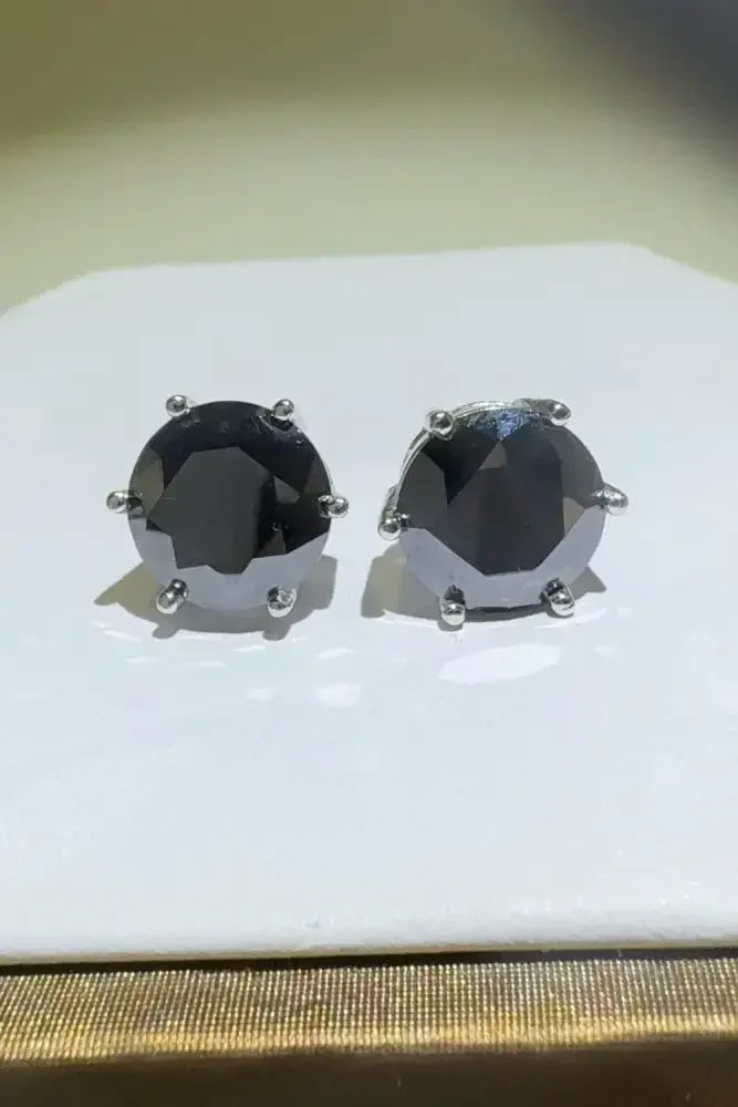 4 Carat Moissanite 925 Sterling Silver Stud Earrings