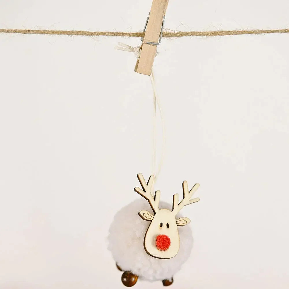 4-Piece Reindeer Hanging Widgets