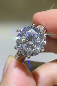 5 Carat Moissanite 925 Sterling Silver Ring