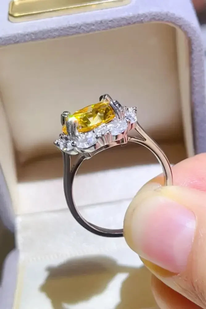 5 Carat Moissanite 925 Sterling Silver Ring