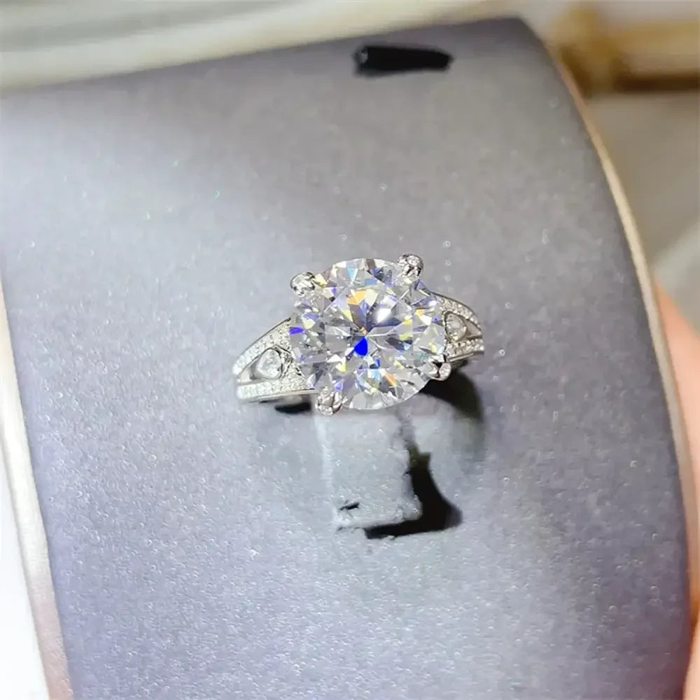 5 Carat Moissanite 925 Sterling Silver Ring