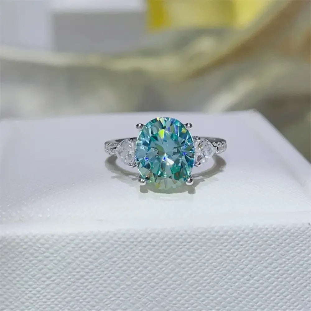 5 Carat Moissanite 925 Sterling Silver Ring