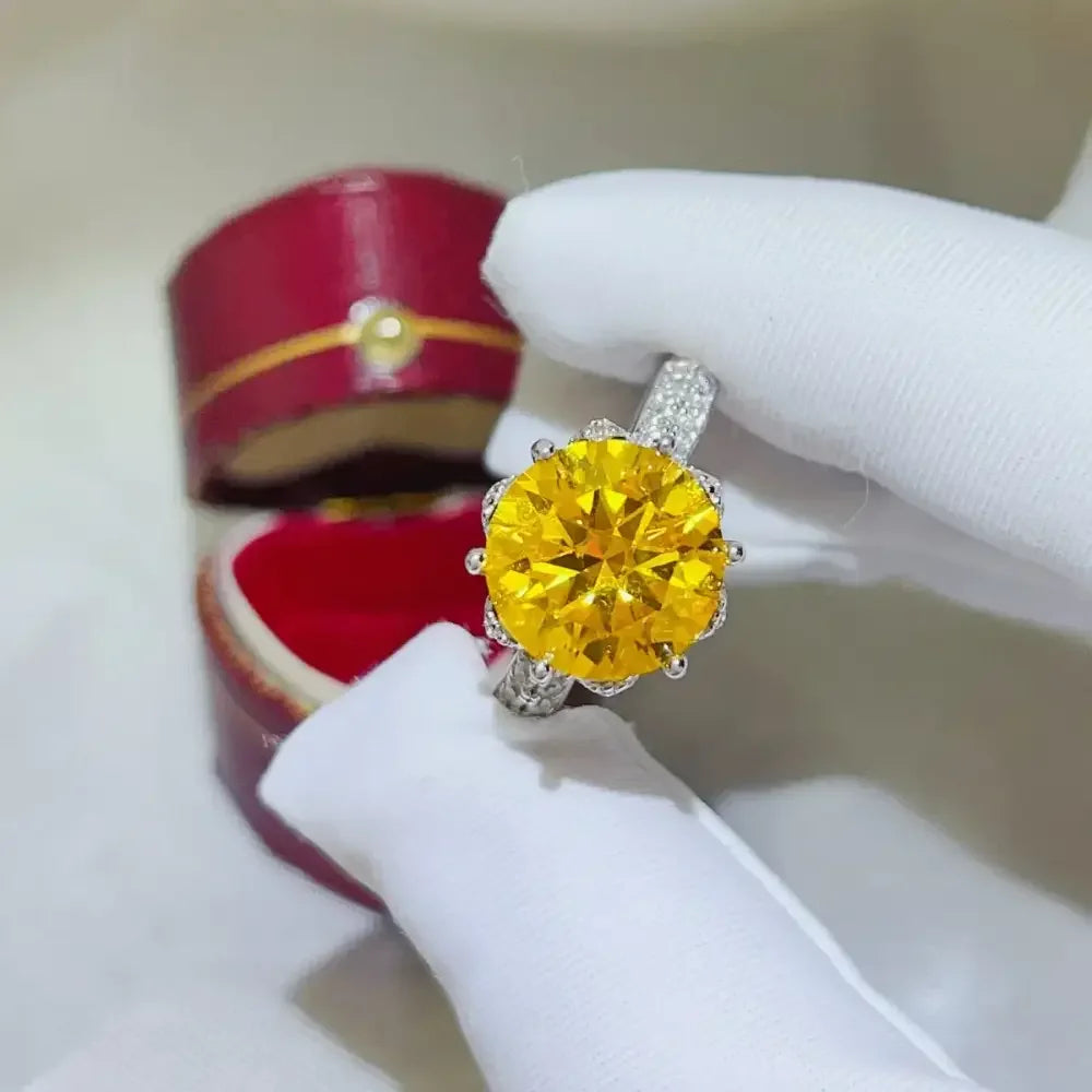 5 Carat Moissanite 925 Sterling Silver Ring