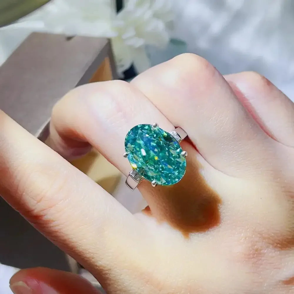 5 Carat Moissanite 925 Sterling Silver Ring
