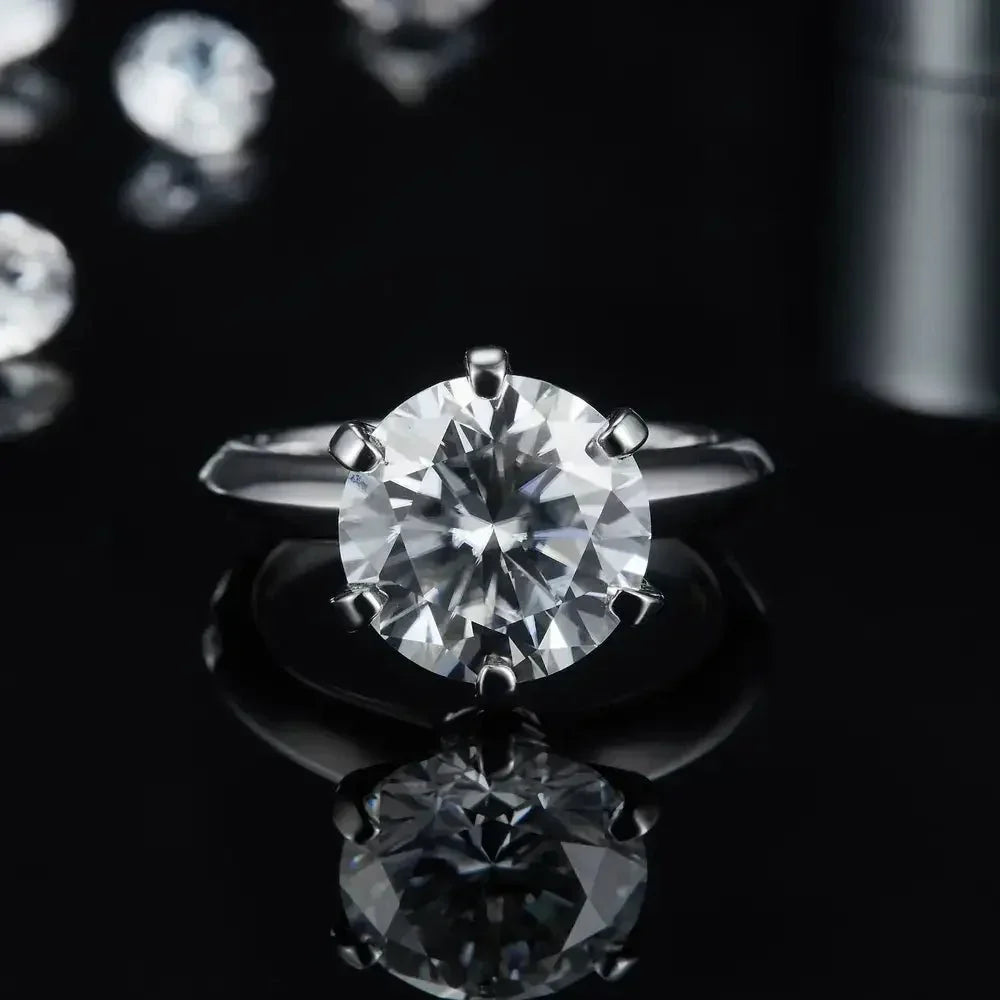 5 Carat Moissanite 925 Sterling Silver Ring - Update AvenueRingTrendsi1013009868608911013009868608915 Carat Moissanite 925 Sterling Silver RingSilver