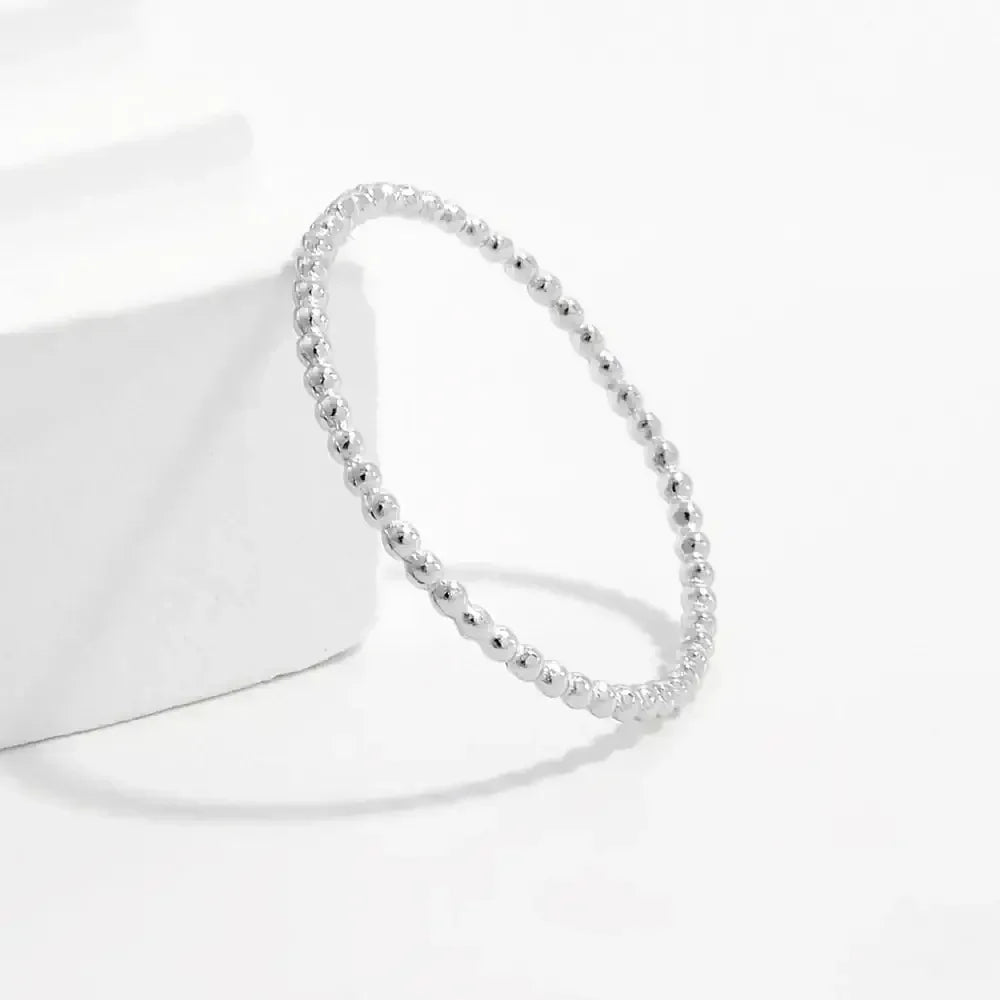 925 Sterling Silver Bead Ring