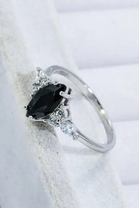 925 Sterling Silver Black Agate Ring - Update AvenueRingTrendsi100100260542338100100260542338925 Sterling Silver Black Agate RingBlack