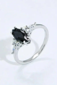 925 Sterling Silver Black Agate Ring - Update AvenueRingTrendsi100100260542338100100260542338925 Sterling Silver Black Agate RingBlack