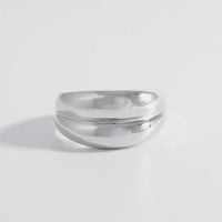 925 Sterling Silver Bulging Ring - Update AvenueRingTrendsi100500064221741100500064221741925 Sterling Silver Bulging RingSilver