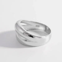 925 Sterling Silver Bulging Ring - Update AvenueRingTrendsi100500064221741100500064221741925 Sterling Silver Bulging RingSilver