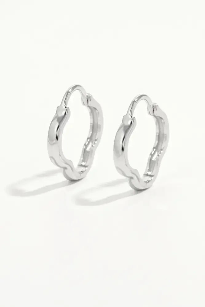 925 Sterling Silver Inlaid Zircon Earrings