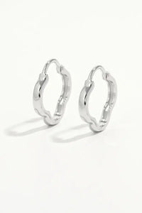 925 Sterling Silver Inlaid Zircon Earrings