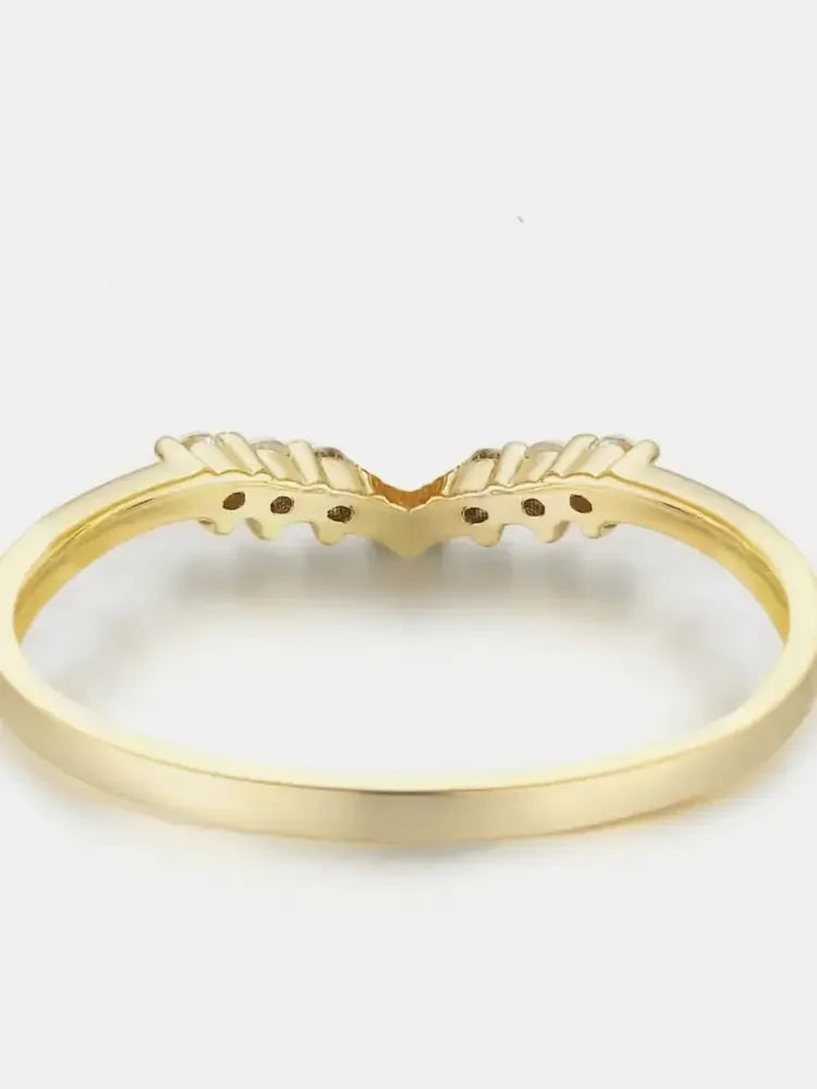 925 Sterling Silver Inland Zircon Ring