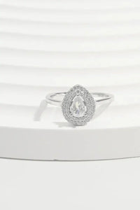 925 Sterling Silver Inland Zircon Ring