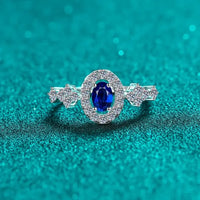925 Sterling Silver Moissanite Ring