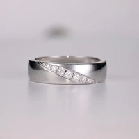 925 Sterling Silver Moissanite Ring