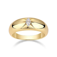 925 Sterling Silver Moissanite Ring