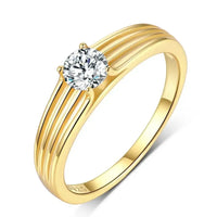 925 Sterling Silver Moissanite Ring