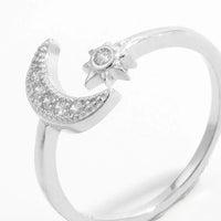 925 Sterling Silver Moon Open Ring - Update AvenueRingTrendsi100500064971768100500064971768925 Sterling Silver Moon Open RingSilver